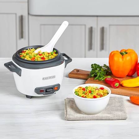 BLACK+DECKER 3-Cup Electric Rice Cooker