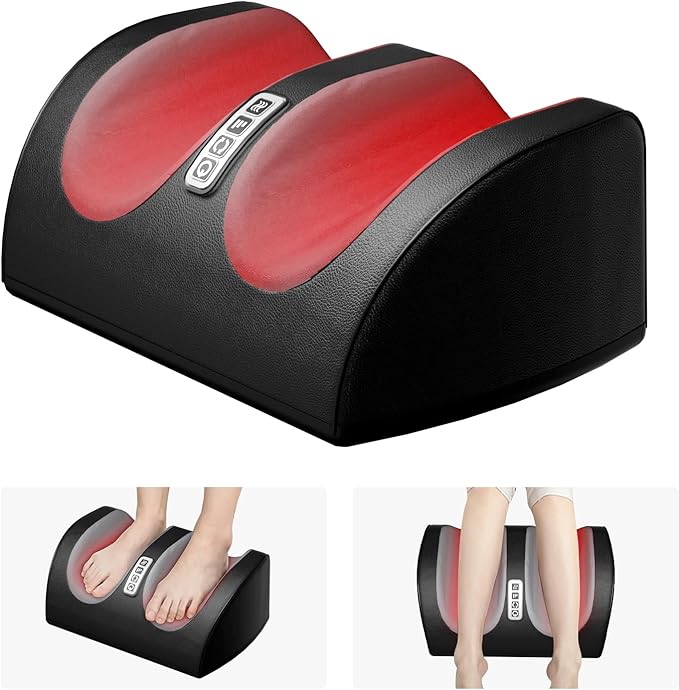 Foot and Calf Massager with Roller,